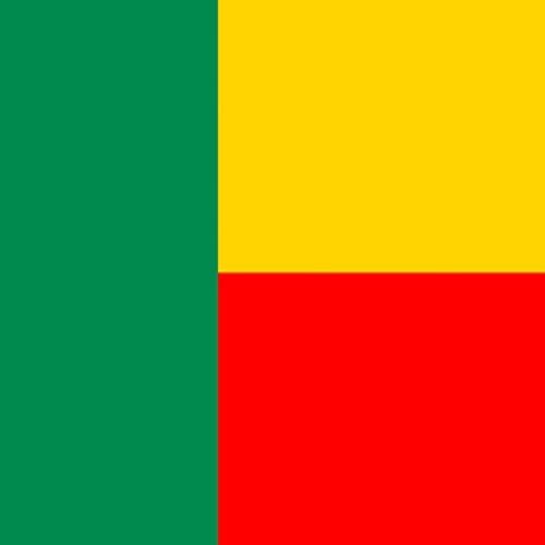 National flag of the Republic of Benin.